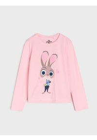 Sinsay - Koszulka z długimi rękawami Zootopia 2 - różowy. Kolor: różowy. Długość rękawa: długi rękaw. Długość: długie #1