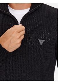 Guess Sweter M3BR47 Z39B0 Czarny Regular Fit. Kolor: czarny. Materiał: syntetyk, wiskoza #4