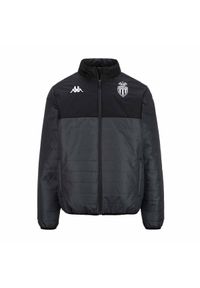 Kappa - Dziecięca kurtka puchowa AS Monaco Arseco 8 2024/25. Kolor: szary, czarny, niebieski, wielokolorowy. Materiał: puch. Sport: piłka nożna #1