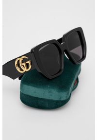 Gucci okulary przeciwsłoneczne damskie kolor czarny. Kolor: czarny #2