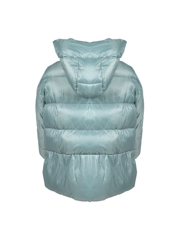 Pinko Kurtka "Giza" | 1G16CJ Y762 | Kobieta | Niebieski. Okazja: na co dzień. Typ kołnierza: kaptur. Kolor: niebieski. Materiał: poliamid. Styl: casual, elegancki