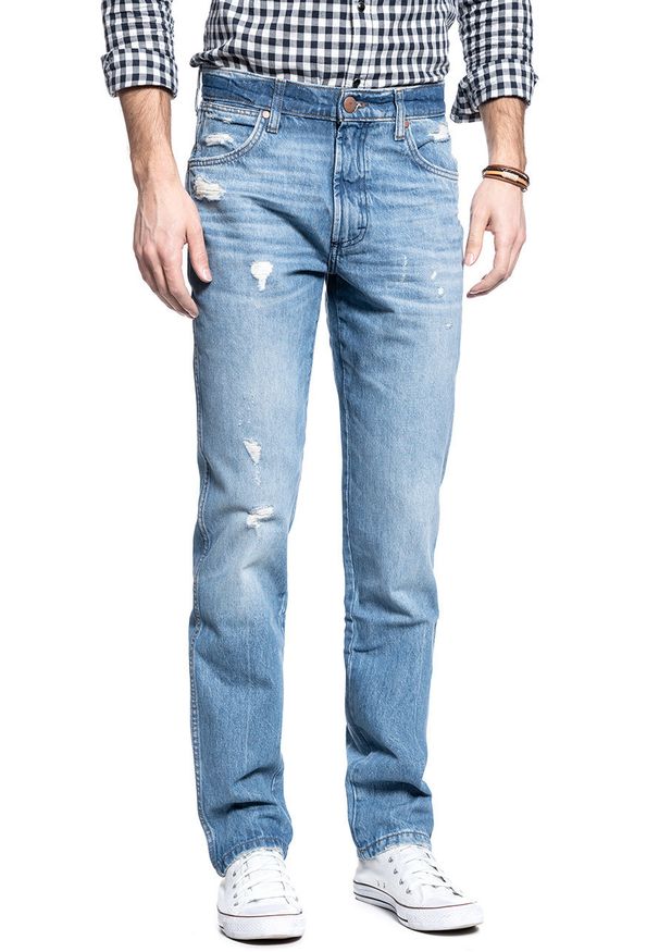 Wrangler - WRANGLER SPODNIE MĘSKIE GREENSBORO CENTER CREASE W15QY1306 112127139