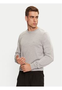 BOSS - Boss Sweter Botto-L 50476364 Szary Regular Fit. Kolor: szary. Materiał: wełna #1