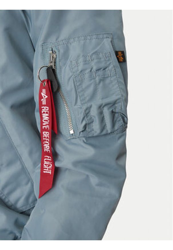 Alpha Industries Kurtka bomber MA-1 TTC Two Tone 126101 Niebieski Regular Fit. Kolor: niebieski. Materiał: syntetyk