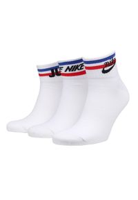 Nike - Skarpety Unisex Dla Dorosłych Essentials Everyday (zestaw 3 Sztuk). Kolor: biały. Sport: turystyka piesza