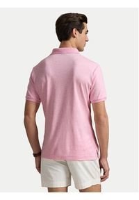 Polo Ralph Lauren Polo 710704319167 Różowy Slim Fit. Typ kołnierza: polo. Kolor: różowy. Materiał: bawełna #5