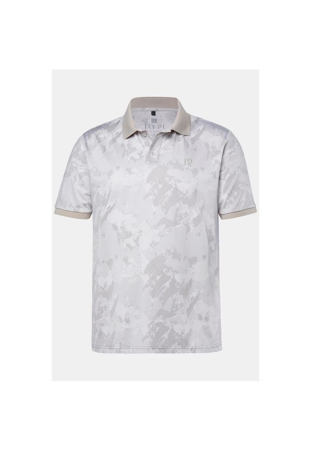 JAY-PI - Męska Koszulka polo FLEXNAMIC® golf rękaw 1/2 szybkoschnąca do rozm. 7 XL. Typ kołnierza: golf, polo. Kolekcja: plus size. Kolor: biały. Materiał: poliester, materiał, elastan
