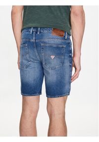 Guess Szorty jeansowe Rodeo M3GD27 D4T9G Granatowy Regular Fit. Kolor: niebieski. Materiał: bawełna