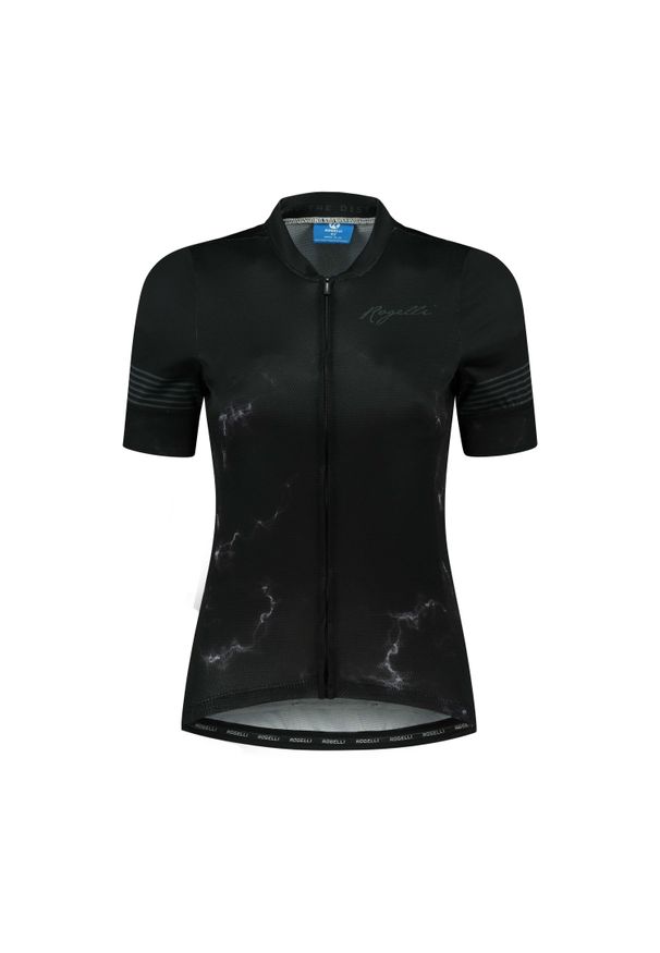 ROGELLI - Koszulka rowerowa damska Rogelli MARBLE. Kolor: wielokolorowy, szary, czarny. Długość: długie. Sport: kolarstwo, fitness
