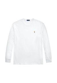 Polo Ralph Lauren Longsleeve 710760121 Biały Slim Fit. Typ kołnierza: polo. Kolor: biały. Materiał: bawełna. Długość rękawa: długi rękaw #5