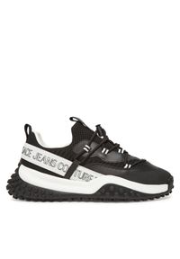 Versace Jeans Couture Sneakersy 78YA3SN2 Czarny. Kolor: czarny. Materiał: materiał