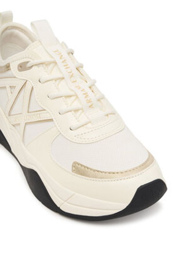 Armani Exchange Sneakersy XDX039 XV311 MZ128 Écru. Materiał: materiał