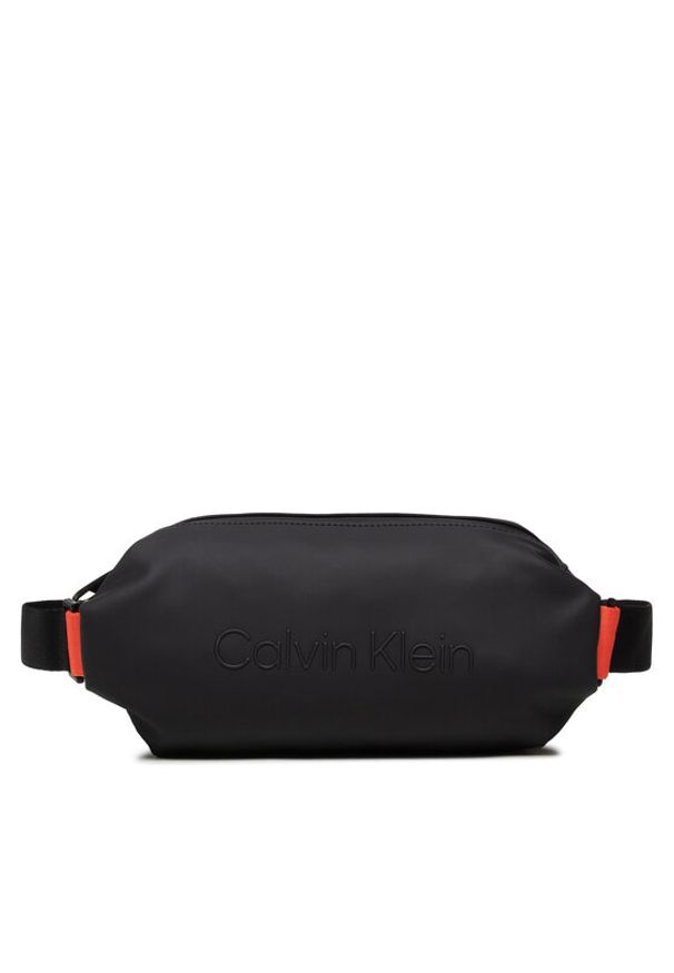 Calvin Klein Saszetka nerka Rubberized Waistbag K50K509562 Czarny. Kolor: czarny