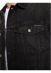 Calvin Klein Jeans Kurtka jeansowa Relaxed Denim Jacket J30J327024 Czarny Regular Fit. Kolor: czarny. Materiał: bawełna