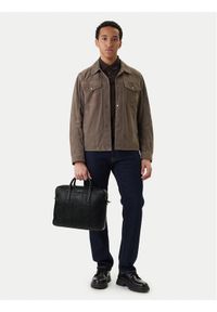 Calvin Klein Torba na laptopa Emblem Aop Emboss Commuter LV04D3329G Czarny. Kolor: czarny. Materiał: skóra #1