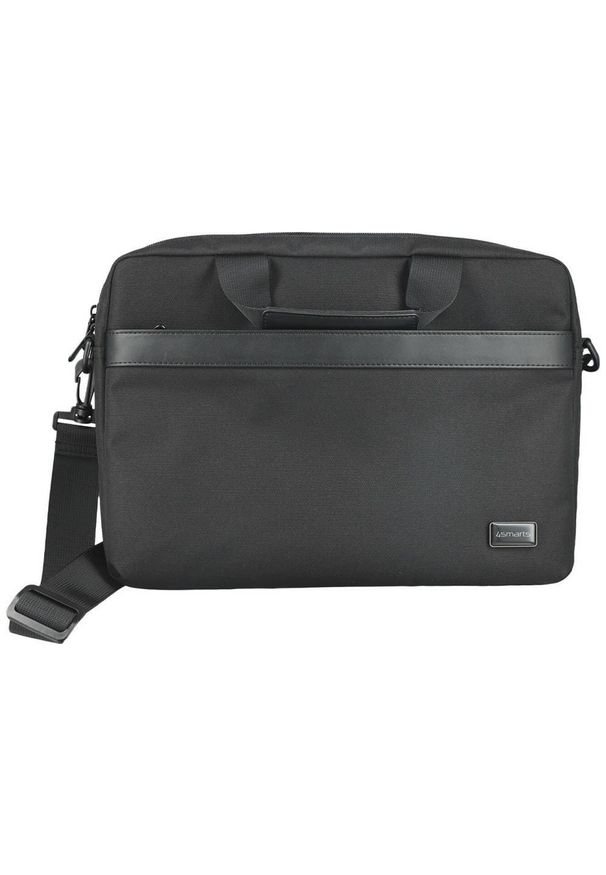 Torba 4smarts Target Eco Slim 13-14'' czarny. Kolor: czarny. Materiał: materiał. Styl: casual