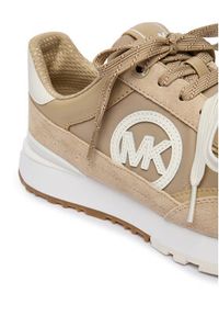 MICHAEL Michael Kors Sneakersy Nova 43T6NOFS2D Beżowy. Kolor: beżowy. Materiał: zamsz, skóra #2
