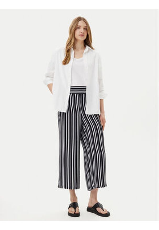 Joseph Ribkoff Kuloty 251162 Granatowy Wide Leg. Kolor: niebieski. Materiał: syntetyk
