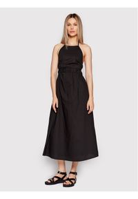 Herskind Sukienka letnia Petra 4416610 Czarny Regular Fit. Kolor: czarny. Materiał: bawełna. Sezon: lato