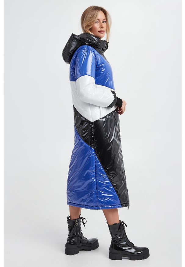 Patrizia Pepe - Płaszcz damski pikowany PATRIZIA PEPE