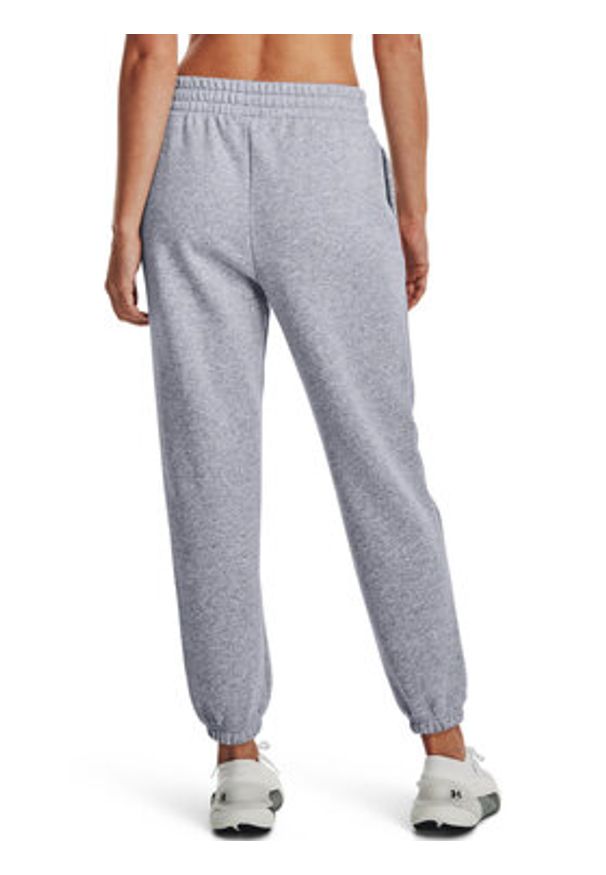 Under Armour Spodnie dresowe Essential Fleece Joggers 1373034 Szary Regular Fit. Kolor: szary. Materiał: dresówka, bawełna