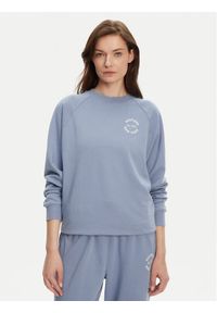 TOMMY HILFIGER - Tommy Hilfiger Bluza UW0UW05792 Niebieski Regular Fit. Kolor: niebieski. Materiał: bawełna