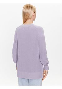 Calvin Klein Jeans Sweter J20J221347 Fioletowy Regular Fit. Kolor: fioletowy. Materiał: bawełna #4