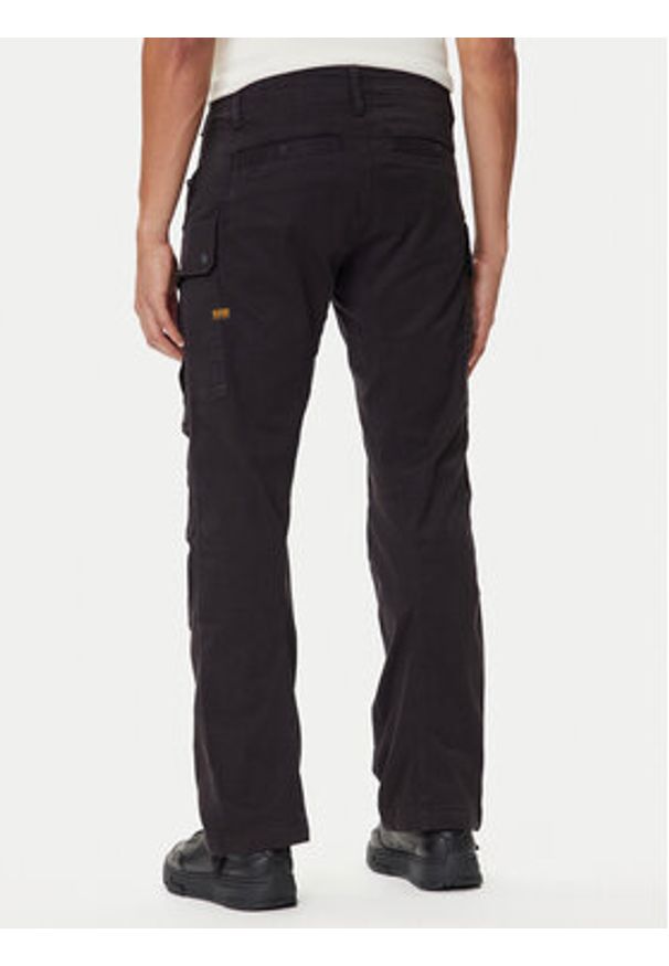 G-Star RAW - G-Star Raw Spodnie materiałowe 3D D26950-C106 Czarny Straight Fit. Kolor: czarny. Materiał: bawełna