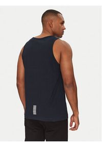 EA7 Emporio Armani Tank top 7M000295 AF10375 UB102 Granatowy Regular Fit. Kolor: niebieski. Materiał: bawełna #5