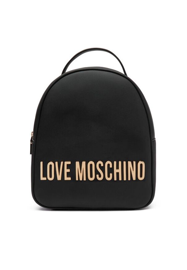Love Moschino - LOVE MOSCHINO Plecak JC4197PP0NKD0000 Czarny. Kolor: czarny. Materiał: skóra