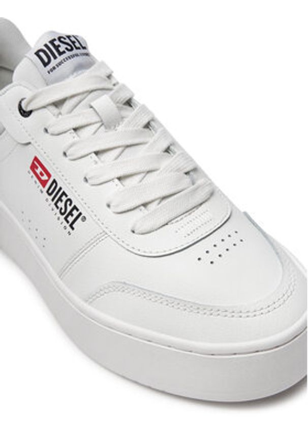 Diesel Sneakersy S-Athene-Retro Y03405P6952 Biały. Kolor: biały. Materiał: skóra