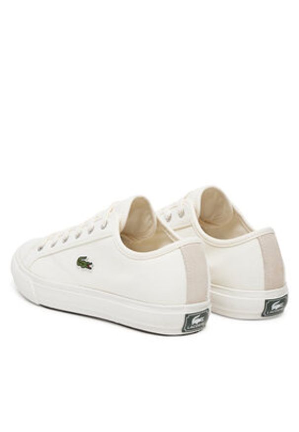 Lacoste Tenisówki Backcourt 7-49CMA0017 Biały. Kolor: biały. Materiał: materiał