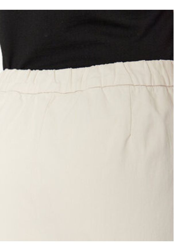 only - ONLY Spodnie materiałowe Stella 15338662 Beżowy Wide Leg. Kolor: beżowy. Materiał: bawełna
