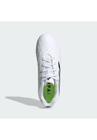 Adidas - Buty Copa Pure II.3 FG. Kolor: wielokolorowy, biały, czarny, żółty. Materiał: skóra. Sport: piłka nożna