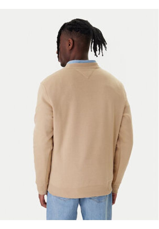 Tommy Jeans Bluza DM0DM20741 Beżowy Regular Fit. Kolor: beżowy. Materiał: bawełna