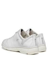 Geox Sneakersy D Nebula 2.0 D45VUC 08514 C1001 Biały. Kolor: biały. Materiał: skóra