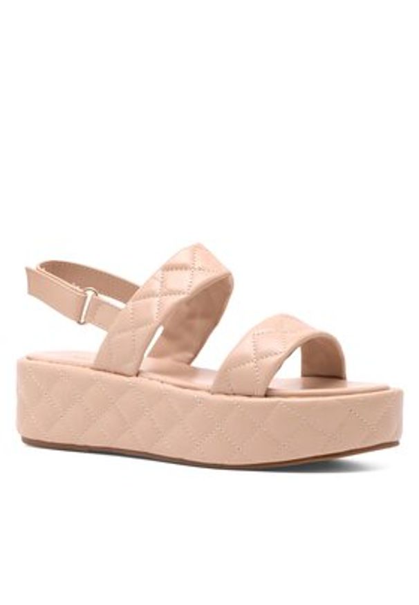 DeeZee Sandały KL-E8175-20 Beżowy. Kolor: beżowy. Materiał: syntetyk