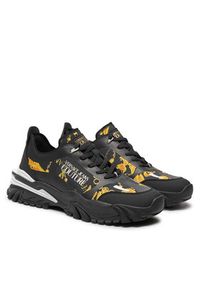 Versace Jeans Couture Sneakersy 77YA3SIB ZS891 Czarny. Kolor: czarny. Materiał: materiał #5