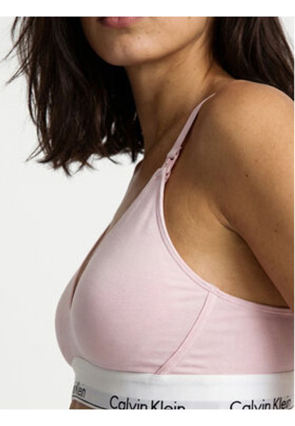 Calvin Klein Underwear Biustonosz do karmienia LV00QF8506 Różowy. Kolor: różowy. Materiał: bawełna