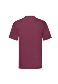 FRUIT OF THE LOOM - Męska Koszulka Valueweight. Kolor: czerwony, wielokolorowy, brązowy