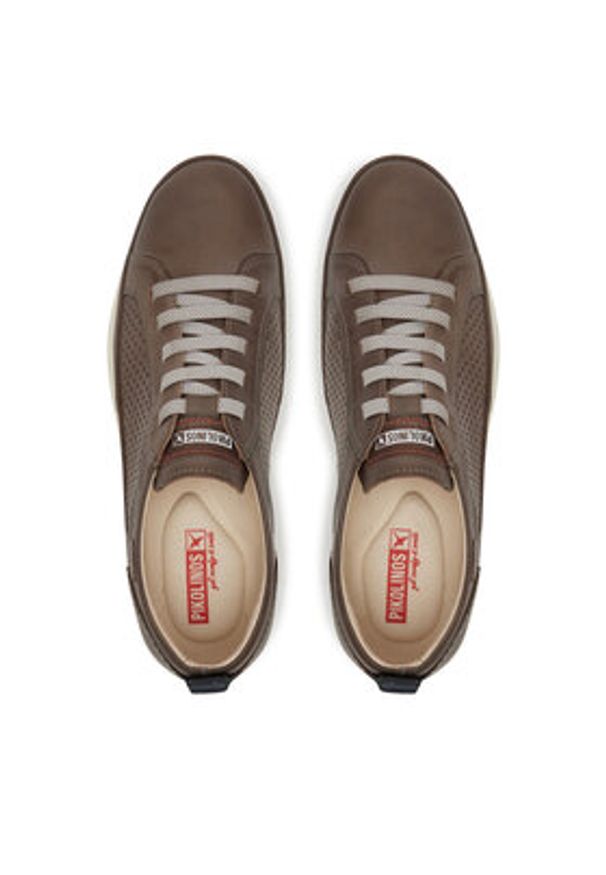 Pikolinos Półbuty M4A-6376C1 Szary. Kolor: szary. Materiał: skóra