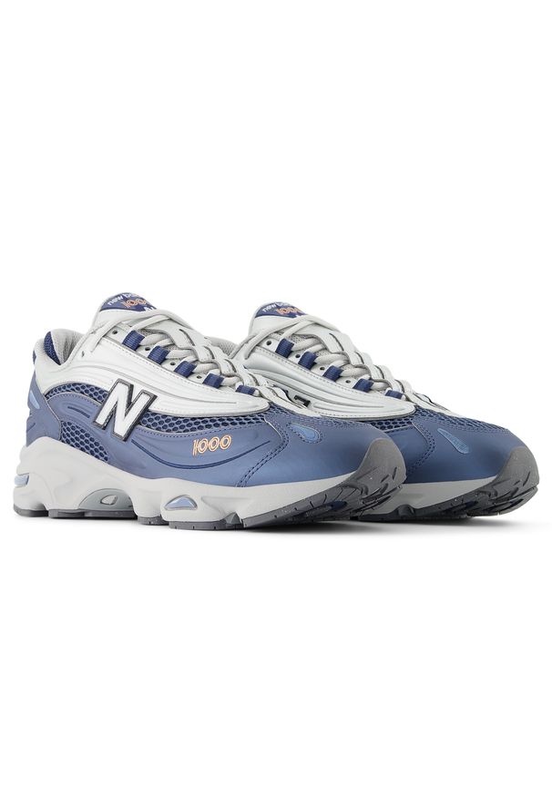 Buty unisex New Balance M1000P – niebieskie. Okazja: na spacer, na co dzień. Kolor: niebieski. Szerokość cholewki: normalna. Sezon: lato. Sport: turystyka piesza