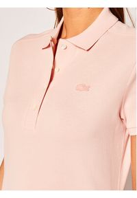 Lacoste Sukienka codzienna EF5473 Różowy Slim Fit. Okazja: na co dzień. Kolor: różowy. Materiał: bawełna. Typ sukienki: proste. Styl: casual #5