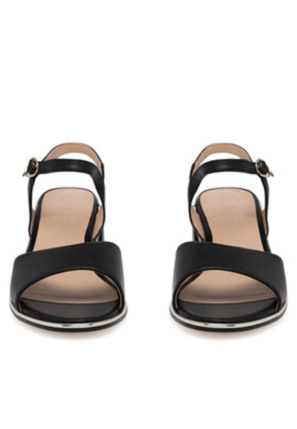 Lasocki Sandały WYL3784-1Z Czarny. Kolor: czarny. Materiał: skóra