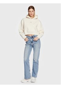 Calvin Klein Jeans Bluza J20J220438 Écru Regular Fit. Materiał: bawełna