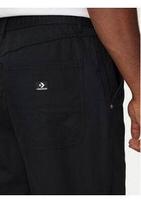 Converse Spodnie materiałowe M Converse Woven Pant 10026010-A02 Czarny Relaxed Fit. Kolor: czarny. Materiał: bawełna #4