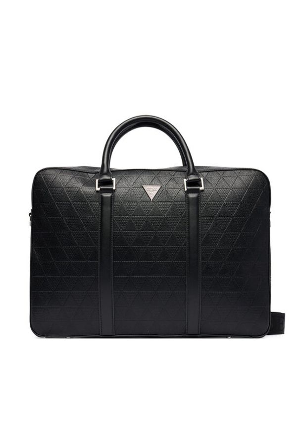 Guess Torba na laptopa HMTOTE P6169 Czarny. Kolor: czarny. Materiał: skóra