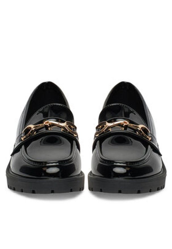 DeeZee Loafersy HXG2108-90 Czarny. Kolor: czarny. Materiał: syntetyk, materiał