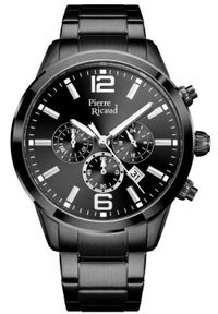 Zegarek męski Pierre Ricaud P97028.B154CH czarny. Kolor: czarny #1