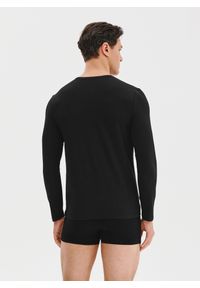 Pako Lorente - PAKO LORENTE – Męski longsleeve w czarnym kolorze, dwupak. Kolor: czarny, biały. Materiał: elastan, bawełna. Długość rękawa: długi rękaw. Długość: długie. Wzór: gładki